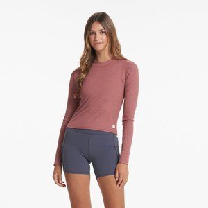 Vuori Long-Sleeve Mudra Fitted Tee XS